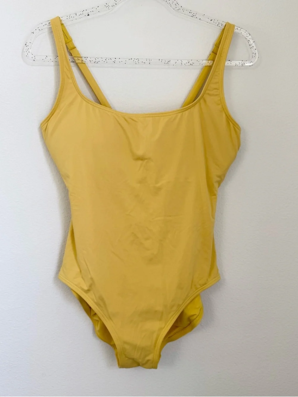 Michael Kors Yellow Lace-up Back One-piece Swimsuit Size 14
